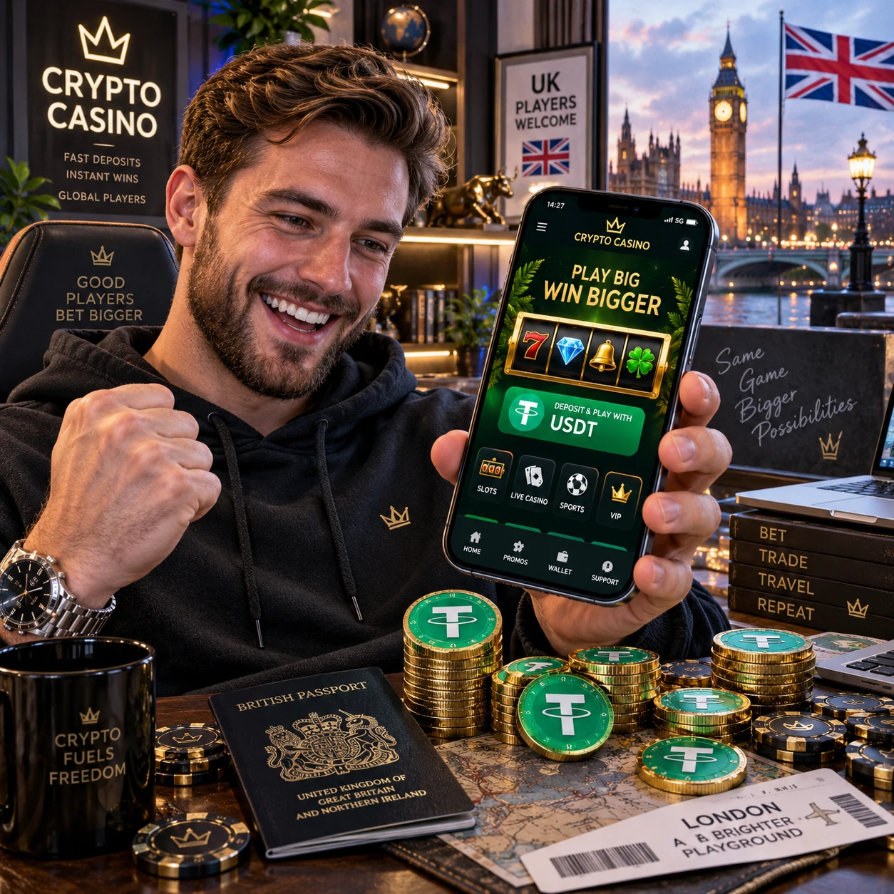 How Uk Players Are Using Usdt And Cryptocurrency To Gamble Safely Online In 2026